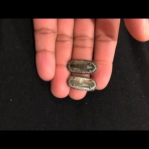 Kendra Scott Grey Mother of Pearl Studs